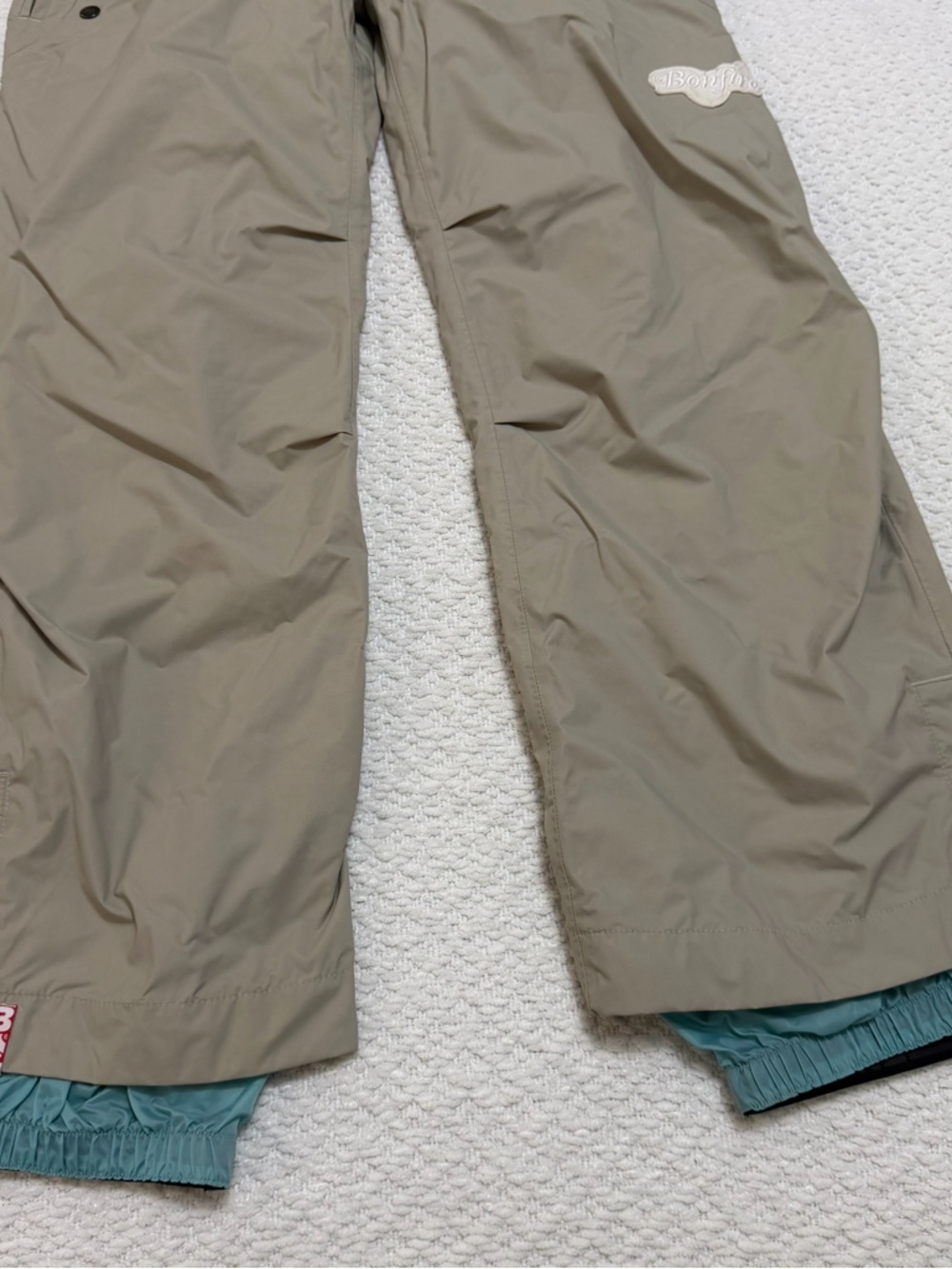 Bonfire Beige SnowBoard Ski Pants Adj Waist Pockets Women’s Size Small - Picture 4 of 16
